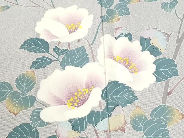 平和屋着物●訪問着 友禅 作家物 枝花文 正絹 逸品 CABM3764yc