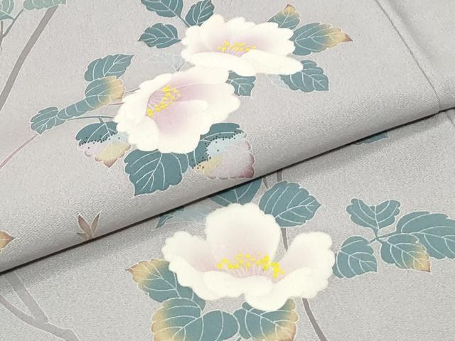 平和屋着物●訪問着 友禅 作家物 枝花文 正絹 逸品 CABM3764yc