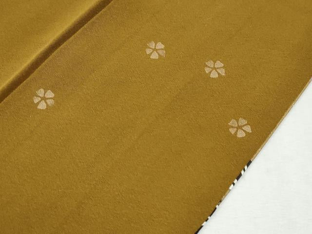 平和屋着物●訪問着 流水地紙鷺花文 暈し染め 金銀彩 正絹 逸品 CABM3772yc
