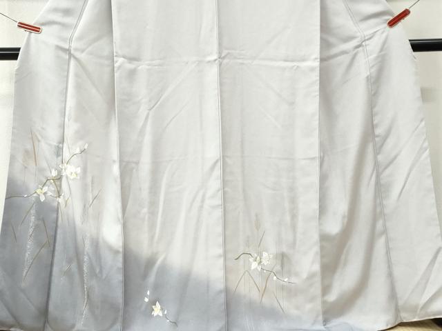 平和屋着物●訪問着 枝花文 暈し染め 金彩 正絹 逸品 CABM3777yc
