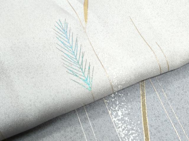 平和屋着物●訪問着 枝花文 暈し染め 金彩 正絹 逸品 CABM3777yc