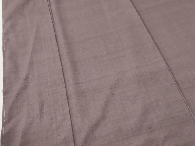 平和屋着物●結城紬 色無地 浅紫色 正絹 逸品 未使用 CABM3801yc