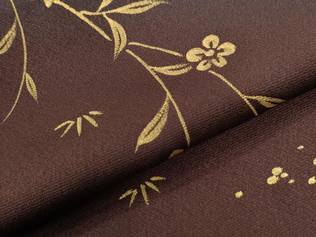 平和屋着物●訪問着 刺繍 雪輪草花文 暈し染め 金彩 正絹 逸品 CABM3803yc