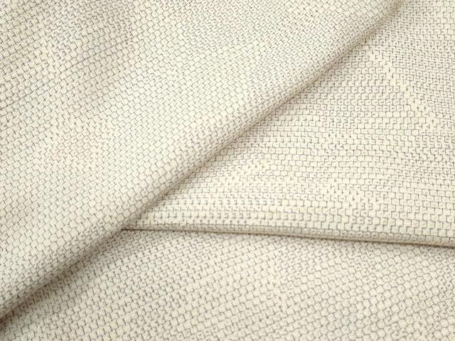 平和屋着物●本塩沢 110亀甲 草花文 正絹 逸品 未使用 CABM3816yc