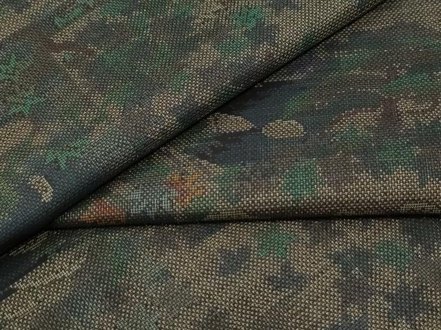 平和屋着物●本場大島紬 9マルキ 色紙重ね霞草花文 正絹 逸品 未使用 CABM3820yc