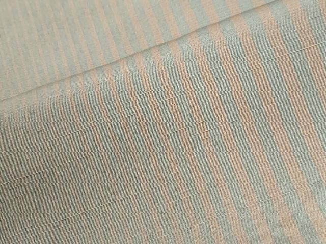 平和屋着物●風鳴紬 伊と幸 縞 反端付き 正絹 逸品 CABM3831yc