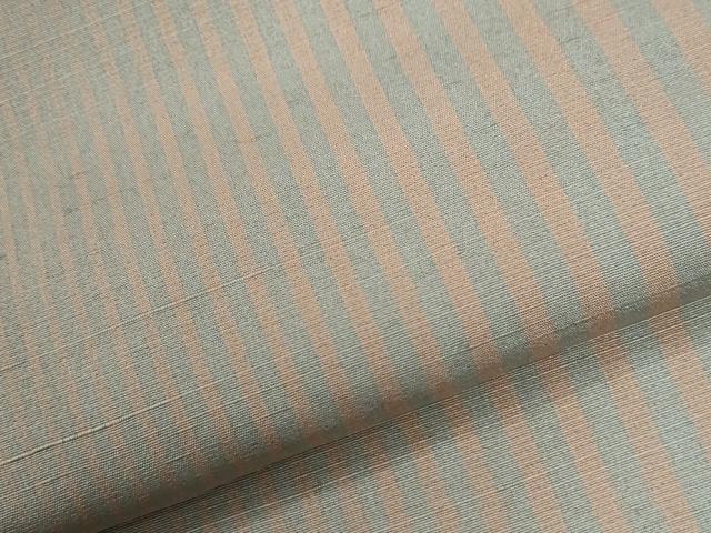 平和屋着物●風鳴紬 伊と幸 縞 反端付き 正絹 逸品 CABM3831yc