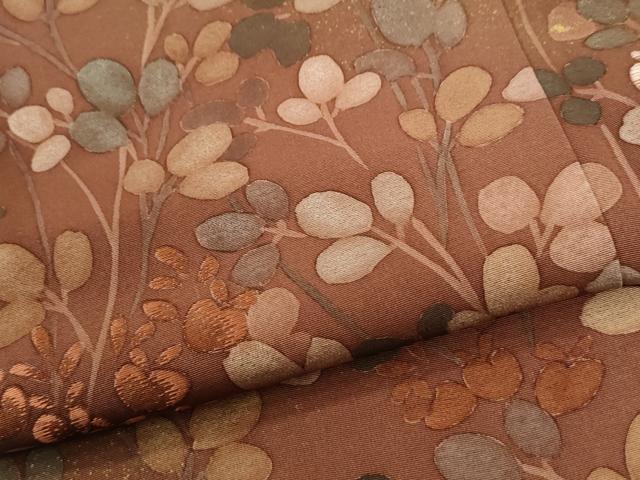 平和屋着物●訪問着 刺繍 ろうけつ染 草花文 正絹 逸品 CABM3885yc