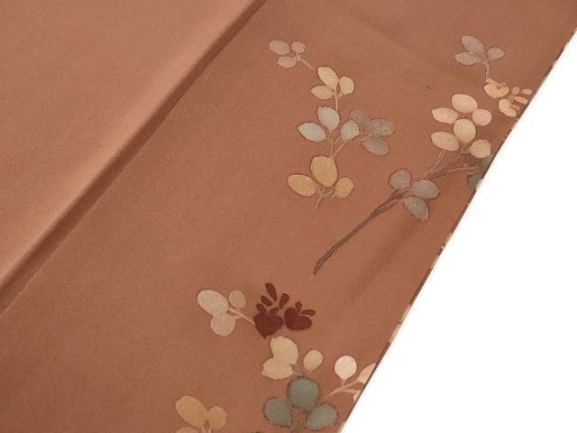 平和屋着物●訪問着 刺繍 ろうけつ染 草花文 正絹 逸品 CABM3885yc
