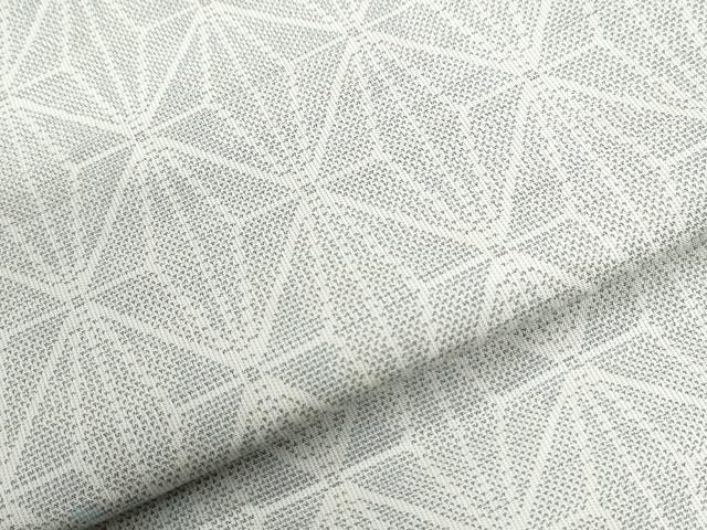 平和屋着物●本場大島紬 白大島 9マルキ 麻の葉草花文 ロング丈 正絹 逸品 未使用 CABM3889yc