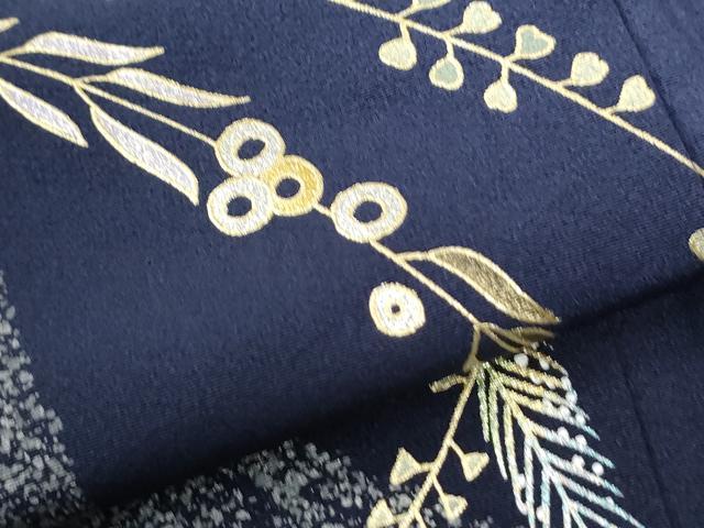 平和屋着物●訪問着 枝花文 暈し染め 金彩 正絹 逸品 CABM3907yc