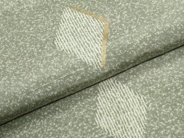 平和屋着物●訪問着 紬地 菱文 金彩 正絹 逸品 未使用 CABM3918yc