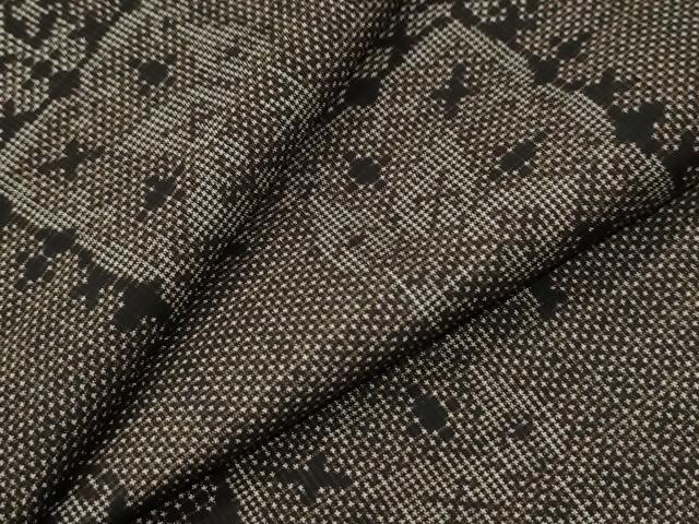 平和屋着物●本場大島紬 7マルキ 色紙重ね吉祥文 正絹 逸品 CABM3921yc