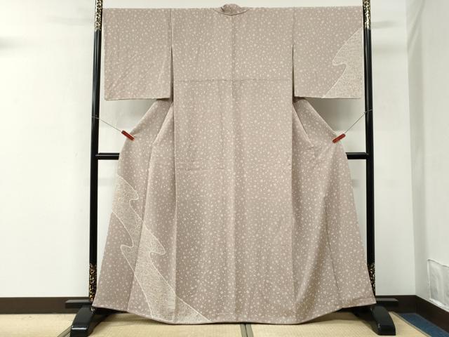 平和屋着物●訪問着 流水舞桜文 正絹 逸品 CABM3928yc
