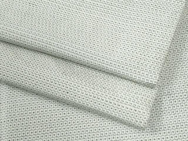 平和屋着物●結城紬 100亀甲 総詰め 正絹 逸品 CABM3931yc