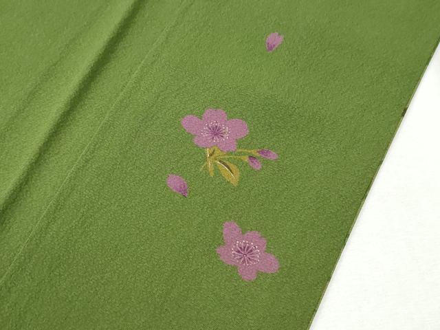 平和屋着物●訪問着 稲穂草花文 正絹 逸品 CABM3932yc