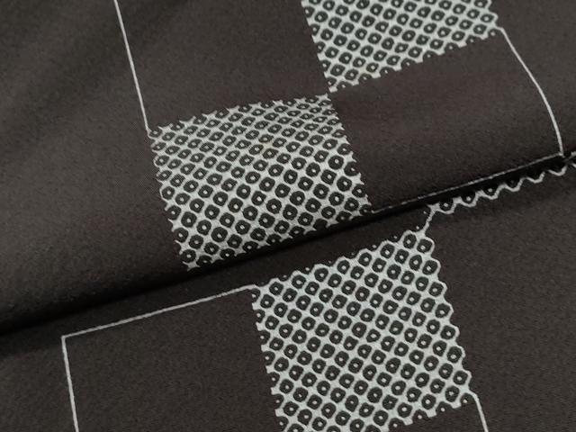 平和屋着物●訪問着 刺繍 市松瓢箪文箱宝尽くし 金糸 正絹 逸品 CABM3944yc