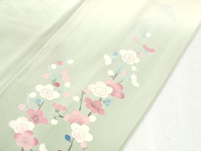 平和屋着物●本加賀友禅作家 寺西一紘 訪問着 飛鳥裏菊松竹梅 暈し染め 正絹 逸品 CABM4051yc