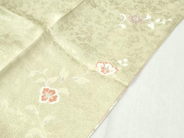 平和屋着物●訪問着 流水更紗花唐草文 暈し染め 金彩 正絹 逸品 CABM4101yc