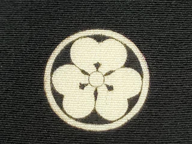 平和屋着物●本加賀友禅作家 押田正義 黒留袖 流水桐風景花文 正絹 逸品 CABM4103yc