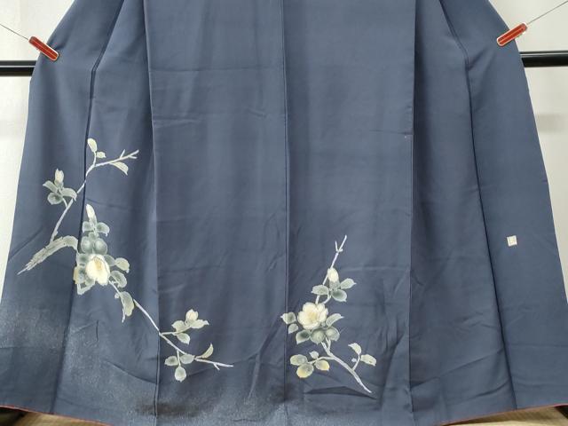 平和屋着物●人間国宝・羽田登喜男 訪問着 枝花文 正絹 逸品 CABM4105yc