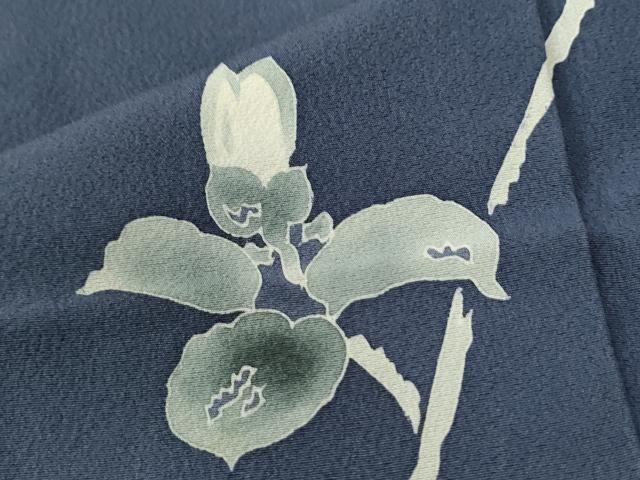 平和屋着物●人間国宝・羽田登喜男 訪問着 枝花文 正絹 逸品 CABM4105yc