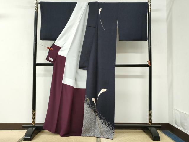 平和屋着物●訪問着 作家物 カラー 金彩 やまと誂製 正絹 逸品 CABM4111yc