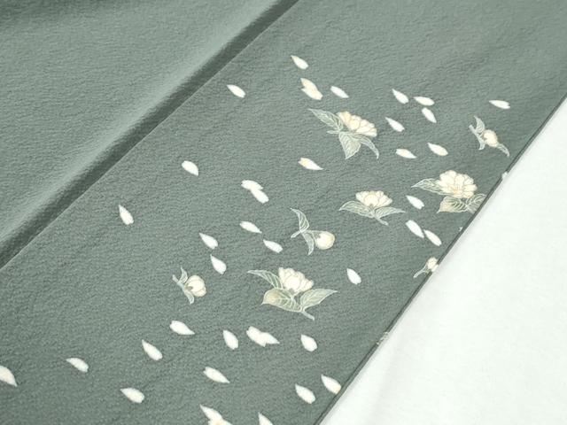 平和屋着物●訪問着 刺繍 枝花文 金彩 正絹 逸品 CABM4118yc