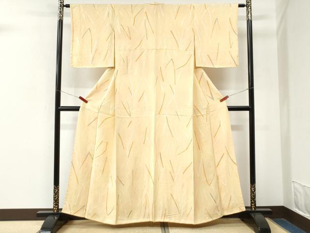 平和屋着物●上質な小紋 地紋起こし 吉祥文 暈し染め 正絹 逸品 CABM4176yc