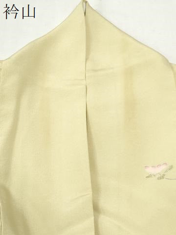 平和屋着物●訪問着 友禅 舞蝶枝花文 暈し染め 正絹 逸品 CABM4179yc