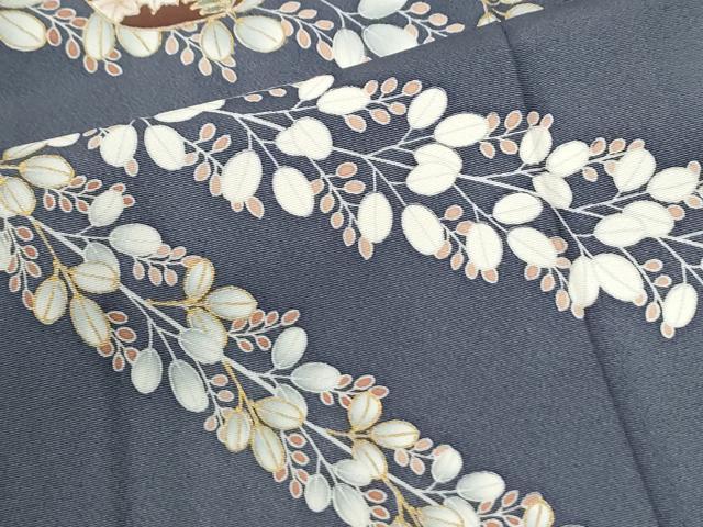 平和屋着物●訪問着 駒刺繍 草花文 金彩 ますいわ屋扱い 正絹 逸品 CABM4240yc