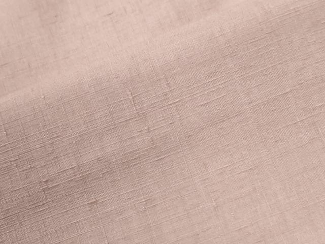 平和屋着物●結城紬 色無地 撫子色 正絹 逸品 CABM4245yc