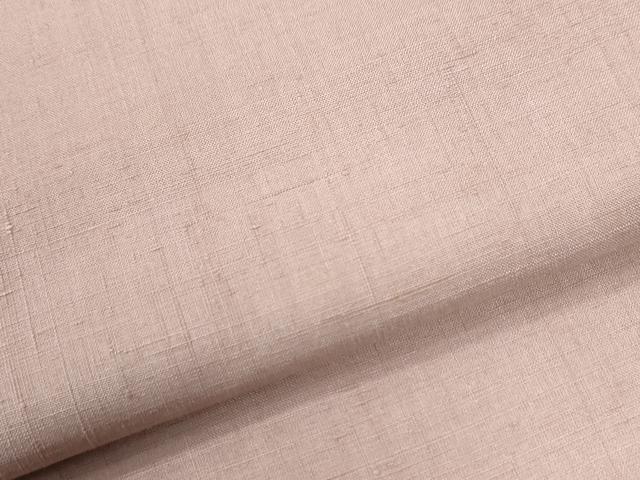 平和屋着物●結城紬 色無地 撫子色 正絹 逸品 CABM4245yc