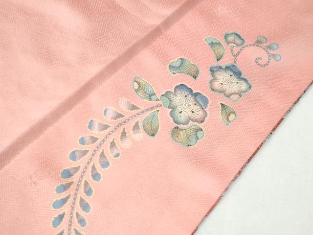 平和屋着物●訪問着 辻が花 絞り 暈し染め ロング丈 正絹 逸品 未使用 CABM4263yc