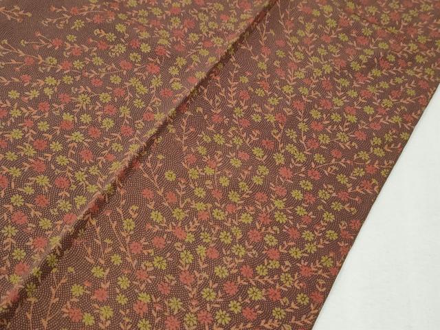 平和屋着物●江戸小紋 鮫小紋柄 舞花文 正絹 逸品 CABM4283yc