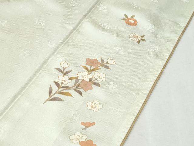 平和屋着物●訪問着 草花文 暈し染め 金彩 正絹 逸品 CABM4291yc