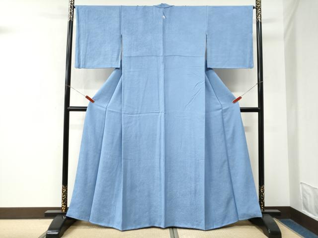 平和屋着物●上質な色無地 霞地紋 薄花桜色 正絹 逸品 CABM4304yc