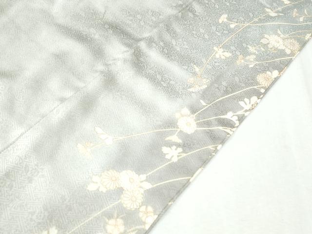 平和屋着物●訪問着 地紙草花文 暈し染め 金彩 正絹 逸品 CABM4310yc