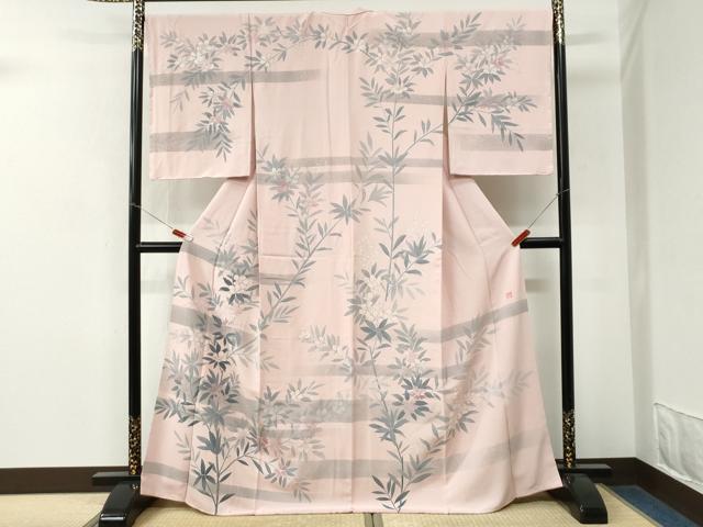 平和屋着物●訪問着 作家物 霞枝花文 正絹 逸品 未使用 CABM4325yc
