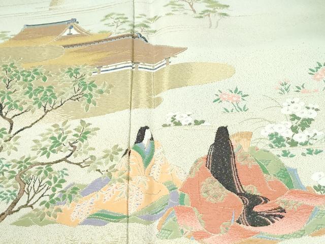平和屋着物●豪華色留袖 寿光織 かぐや姫伝説 暈し染め 金糸 正絹 逸品 未使用 CABM4330yc