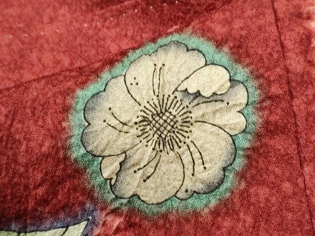 平和屋着物●訪問着 辻が花 暈し染め 正絹 逸品 CABM4343yc