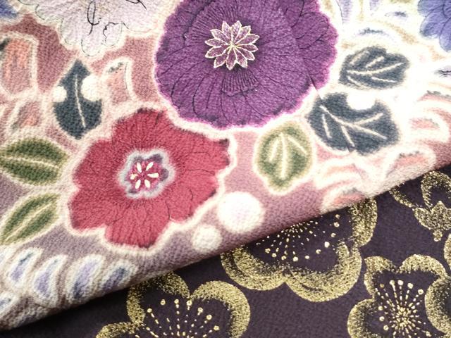 平和屋着物●豪華振袖 辻が花 暈し染め 金彩 正絹 逸品 CABM4350yc