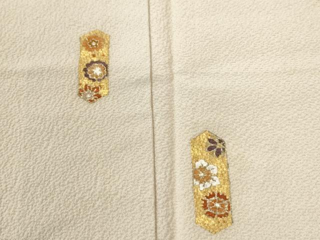 平和屋着物●訪問着 舞花文 金彩 正絹 逸品 CABM4426yc
