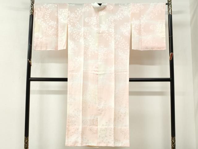 平和屋着物●長襦袢 無双仕立て 辻が花地紋 暈し染め 正絹 逸品 未使用 CABM4459yc