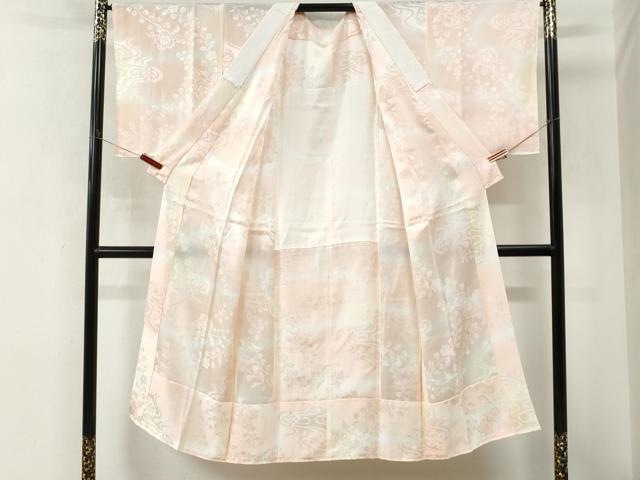 平和屋着物●長襦袢 無双仕立て 辻が花地紋 暈し染め 正絹 逸品 未使用 CABM4459yc