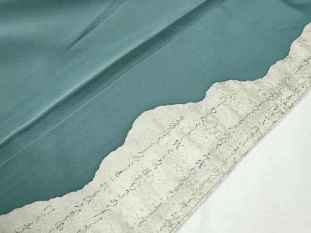 平和屋着物●松尾光琳 色留袖 十二単 銀彩 鬼しぼ縮緬 ロング丈 正絹 逸品 CABM4466yc