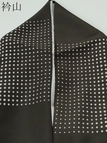 平和屋着物●上質な小紋 変わり市松吉祥文 正絹 逸品 CABM4500yc