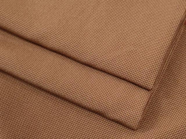 平和屋着物●江戸小紋 格子 正絹 逸品 CABM4503yc