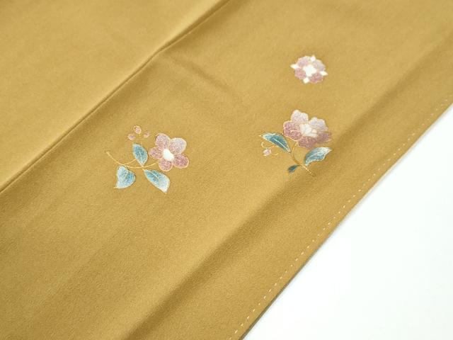 平和屋着物●中国三大刺繍 スワトウ刺繍 訪問着 仕覆花文 暈し染め 金彩 正絹 逸品 CABM4509yc