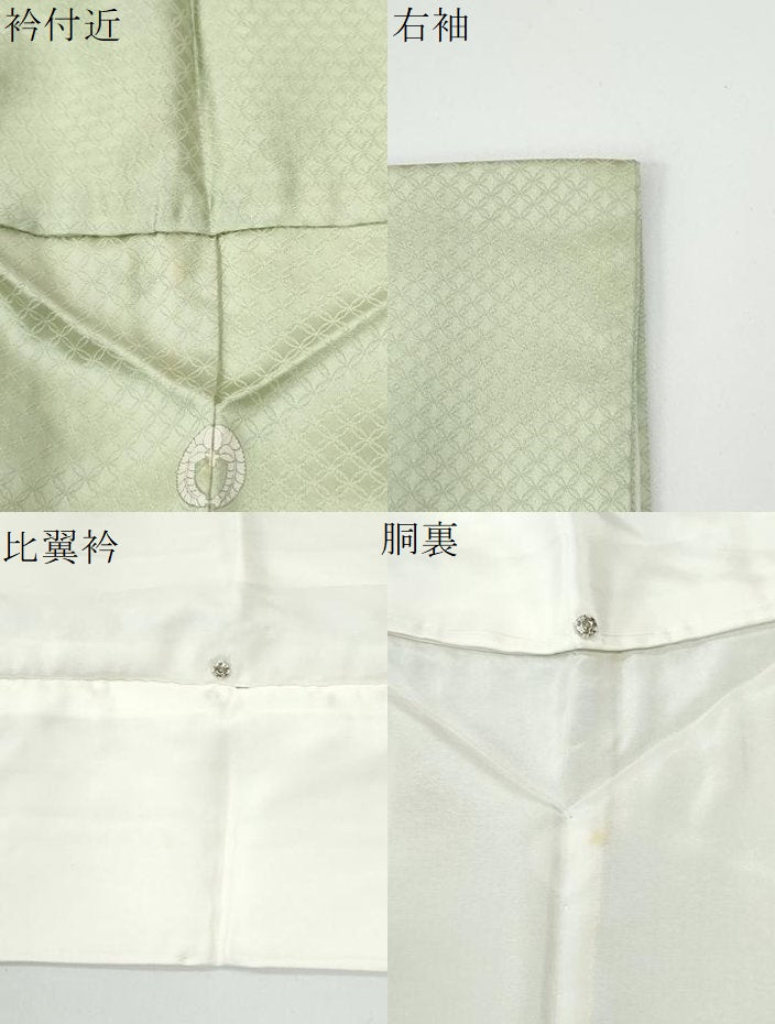 平和屋着物●十七代京屋林蔵 色留袖 乱菊花文 金糸 ロング丈 正絹 逸品 CABM4521yc